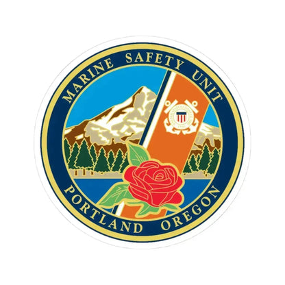 USCG MSU Portland (U.S. Coast Guard) STICKER Vinyl Kiss-Cut Decal 3 Inch White - The Sticker Space