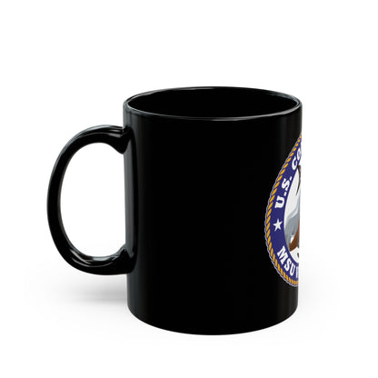 USCG MSU Valdez AK (U.S. Coast Guard) Black Coffee Mug-The Sticker Space