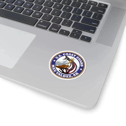 USCG MSU Valdez AK (U.S. Coast Guard) STICKER Vinyl Kiss-Cut Decal - The Sticker Space