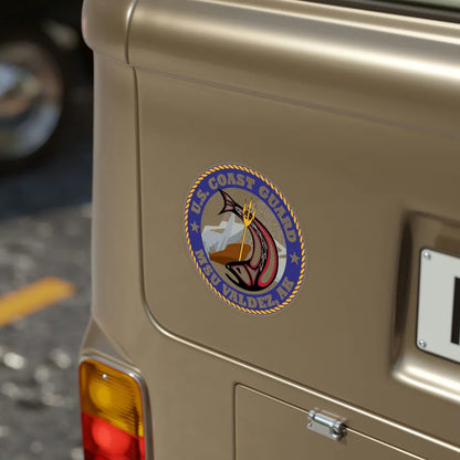 USCG MSU Valdez AK (U.S. Coast Guard) Transparent STICKER Die-Cut Vinyl Decal - The Sticker Space