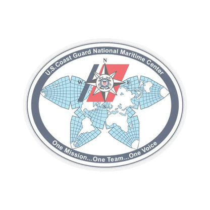 USCG National Matitime Center (U.S. Coast Guard) STICKER Vinyl Kiss-Cut Decal 6 Inch Transparent - The Sticker Space