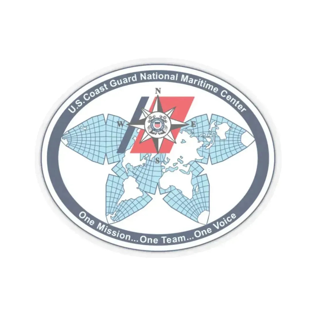 USCG National Matitime Center (U.S. Coast Guard) STICKER Vinyl Kiss-Cut Decal - The Sticker Space