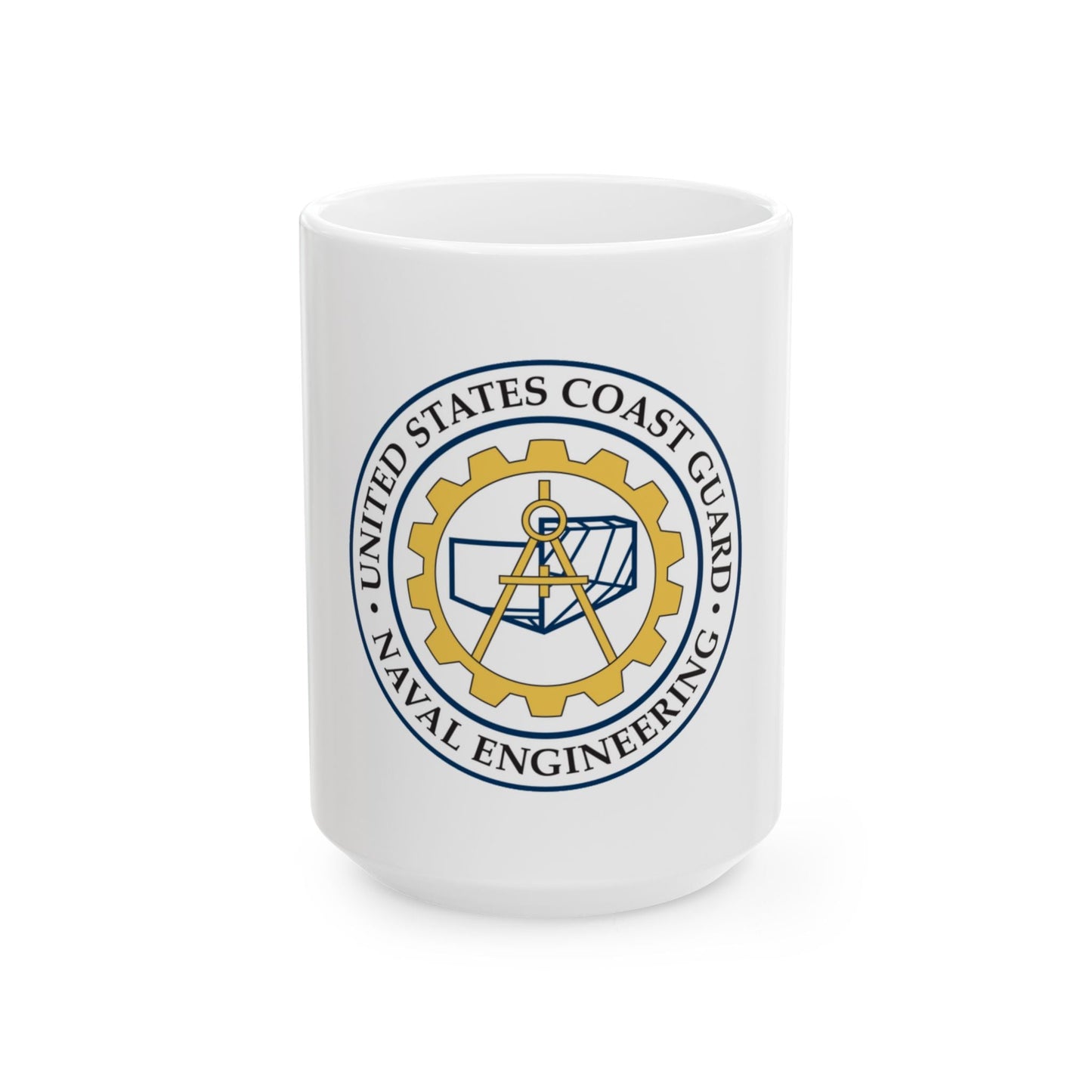 USCG Naval Engineering (U.S. Coast Guard) White Coffee Mug