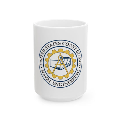 USCG Naval Engineering (U.S. Coast Guard) White Coffee Mug