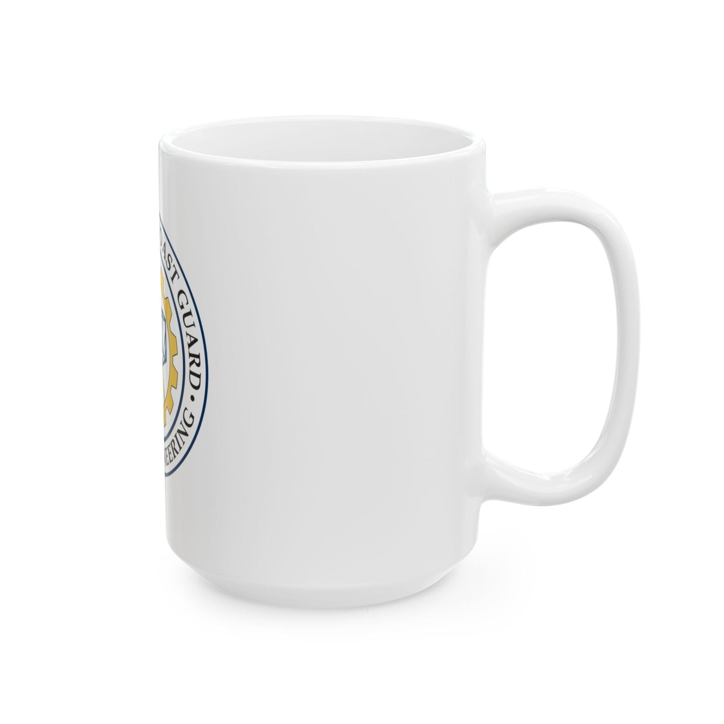 USCG Naval Engineering (U.S. Coast Guard) White Coffee Mug