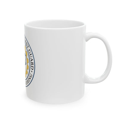 USCG Naval Engineering (U.S. Coast Guard) White Coffee Mug