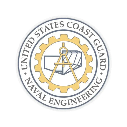 USCG Naval Engineering (U.S. Coast Guard) STICKER Vinyl Kiss-Cut Decal - The Sticker Space