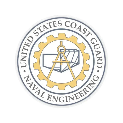 USCG Naval Engineering (U.S. Coast Guard) STICKER Vinyl Kiss-Cut Decal - The Sticker Space