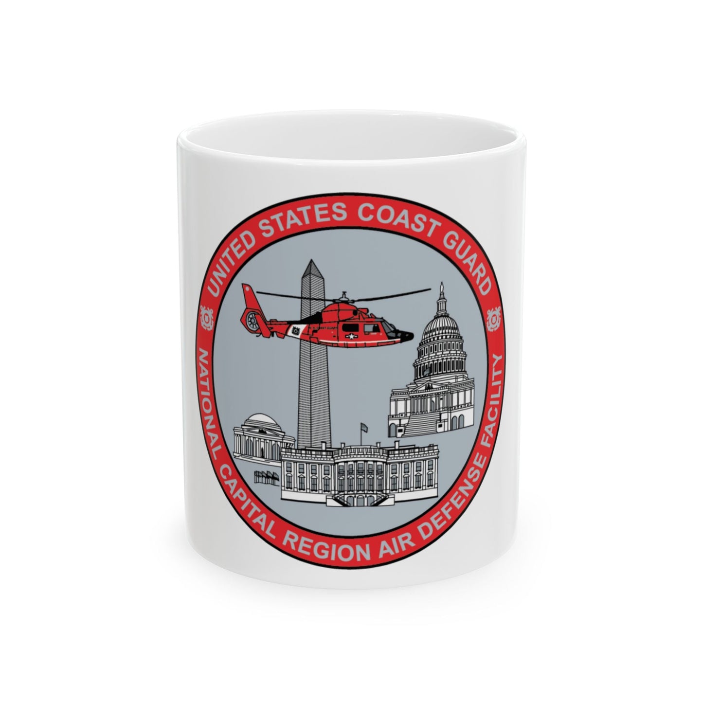 USCG NCR ADF   Nat'l Capital Reg Air Def Fac 2009 (U.S. Coast Guard) White Coffee Mug