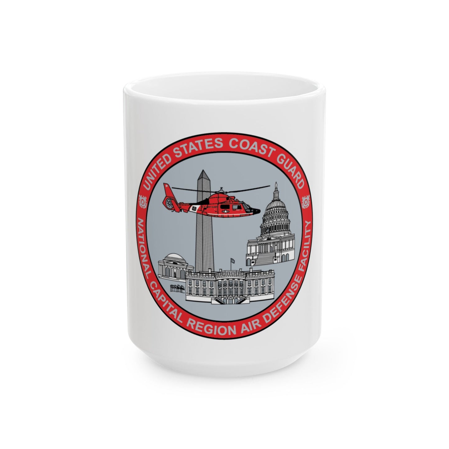 USCG NCR ADF   Nat'l Capital Reg Air Def Fac 2009 (U.S. Coast Guard) White Coffee Mug