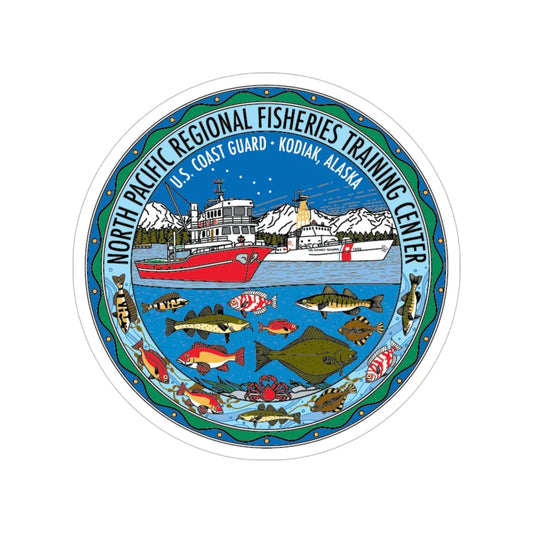 USCG NPRFTC Kodiak Alaska 2005 (U.S. Coast Guard) Transparent STICKER Die-Cut Vinyl Decal 6 Inch - The Sticker Space