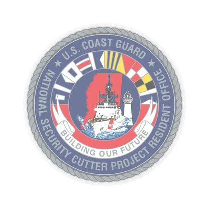 USCG NSCPRO (U.S. Coast Guard) STICKER Vinyl Kiss-Cut Decal 4 Inch Transparent - The Sticker Space