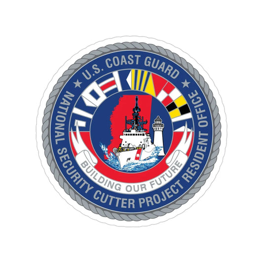 USCG NSCPRO (U.S. Coast Guard) Transparent STICKER Die-Cut Vinyl Decal 6 Inch - The Sticker Space