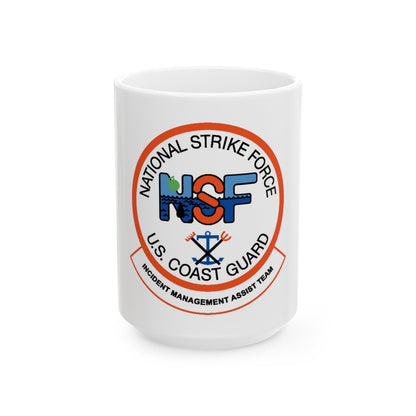 USCG NSF Incident Management Assist Team (U.S. Coast Guard) White Coffee Mug-15oz-The Sticker Space