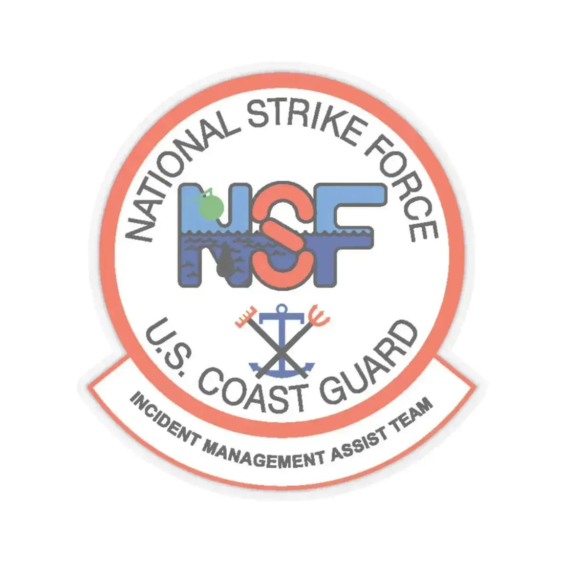 USCG NSF Incident Management Assist Team (U.S. Coast Guard) STICKER Vinyl Kiss-Cut Decal - The Sticker Space