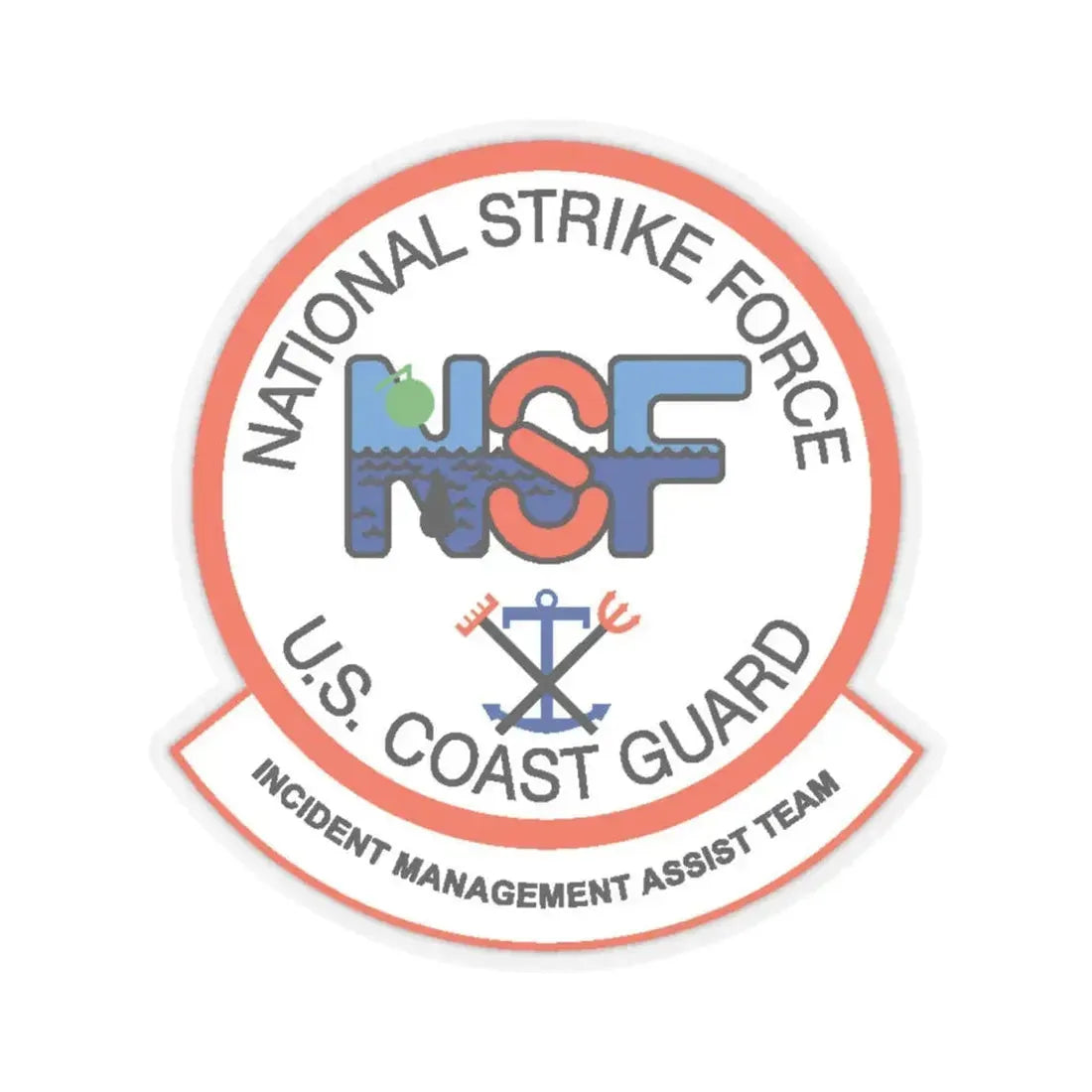 USCG NSF Incident Management Assist Team (U.S. Coast Guard) STICKER Vinyl Kiss-Cut Decal - The Sticker Space