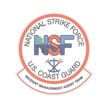 USCG NSF Incident Management Assist Team (U.S. Coast Guard) STICKER Vinyl Kiss-Cut Decal - The Sticker Space