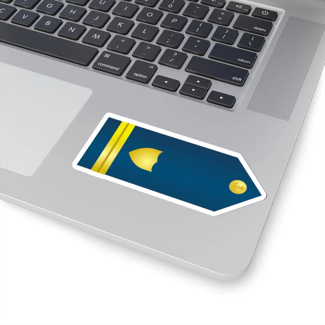 USCG O 1 shoulderboard (United States) (Military Rank) STICKER Vinyl Kiss-Cut Decal - The Sticker Space