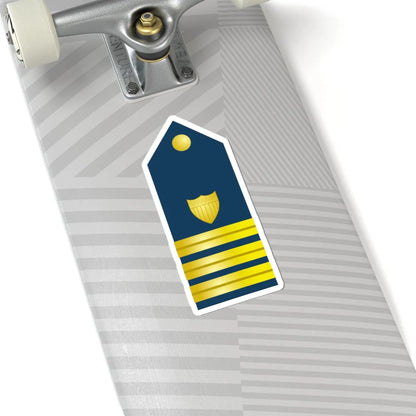 USCG O 5 vertical shoulderboard (United States) (Military Rank) STICKER Vinyl Kiss-Cut Decal - The Sticker Space