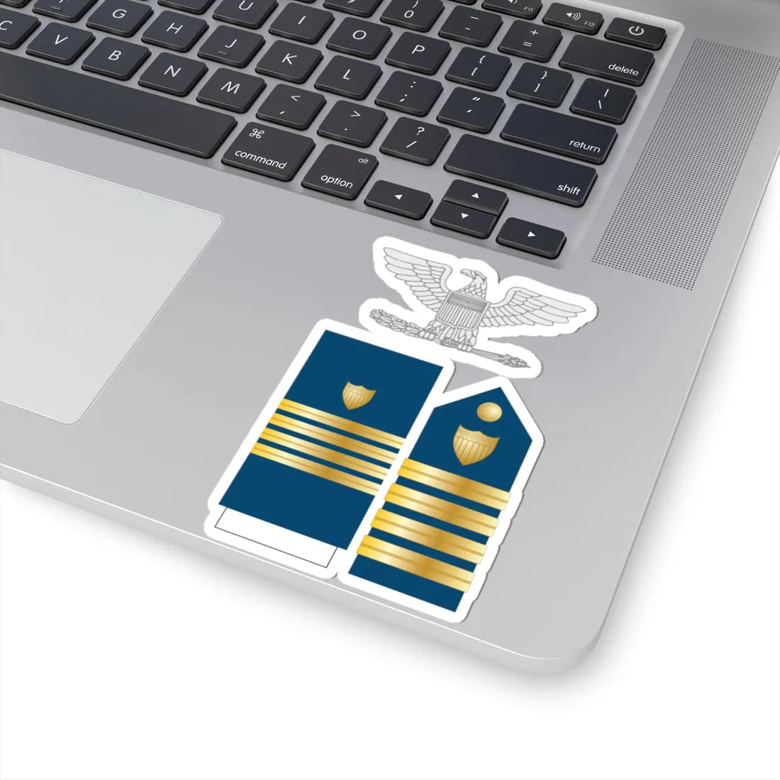 USCG O 6 insignia (United States) (Military Rank) STICKER Vinyl Kiss-Cut Decal - The Sticker Space