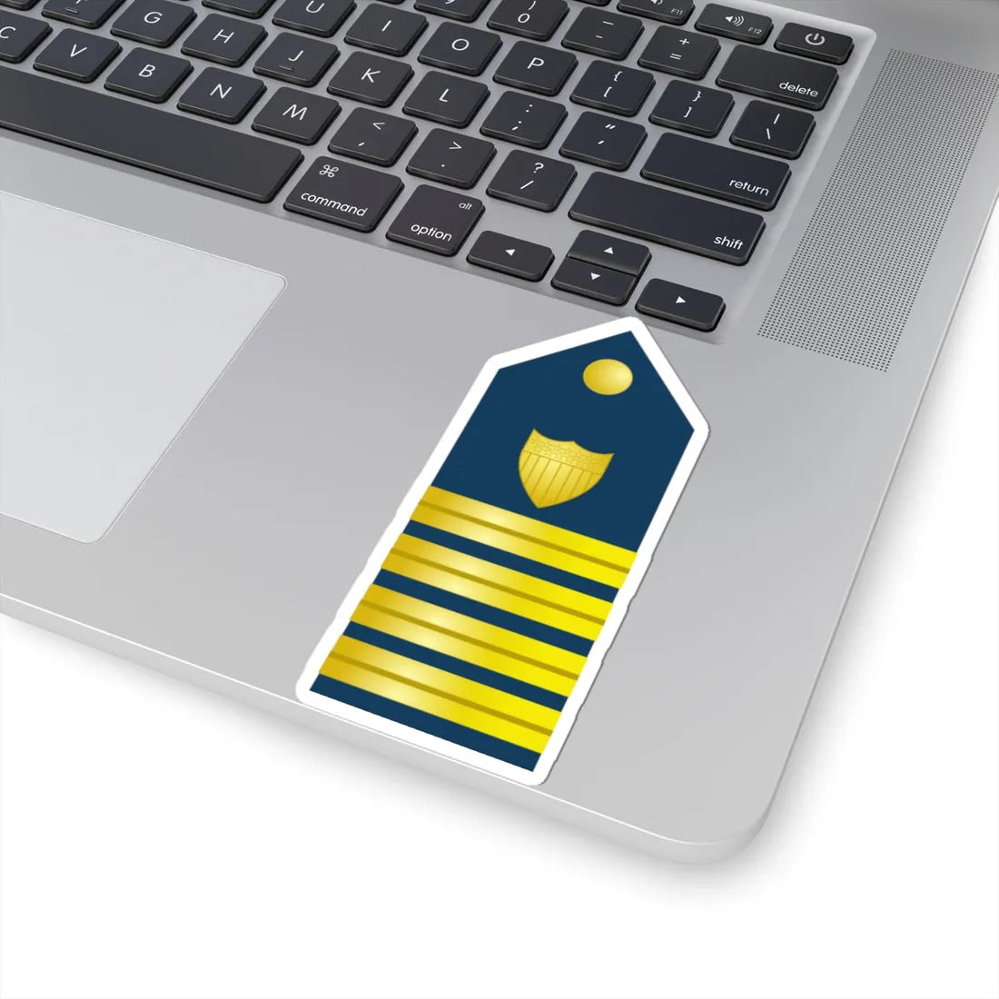 USCG O 6 vertical shoulderboard (United States) (Military Rank) STICKER Vinyl Kiss-Cut Decal - The Sticker Space
