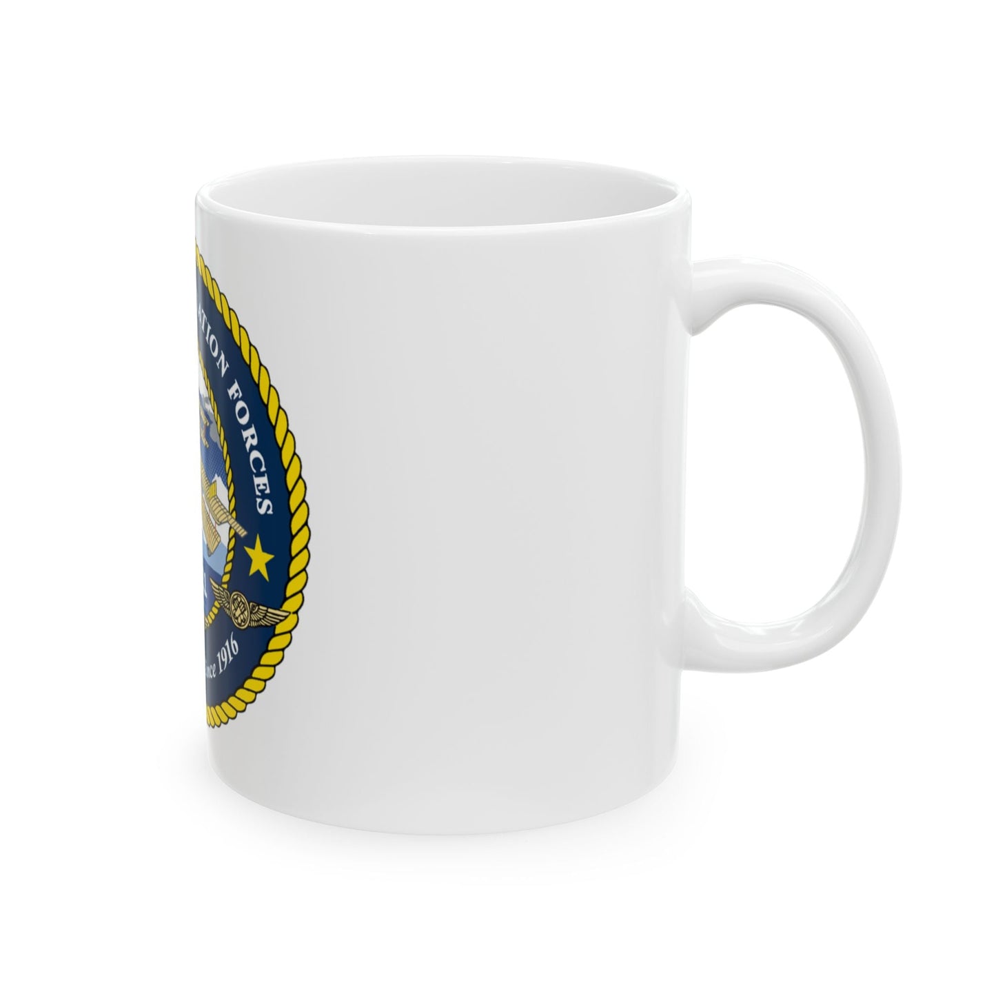 USCG OFFICE OF AVIATION FORCES CG 711 (U.S. Coast Guard) White Coffee Mug