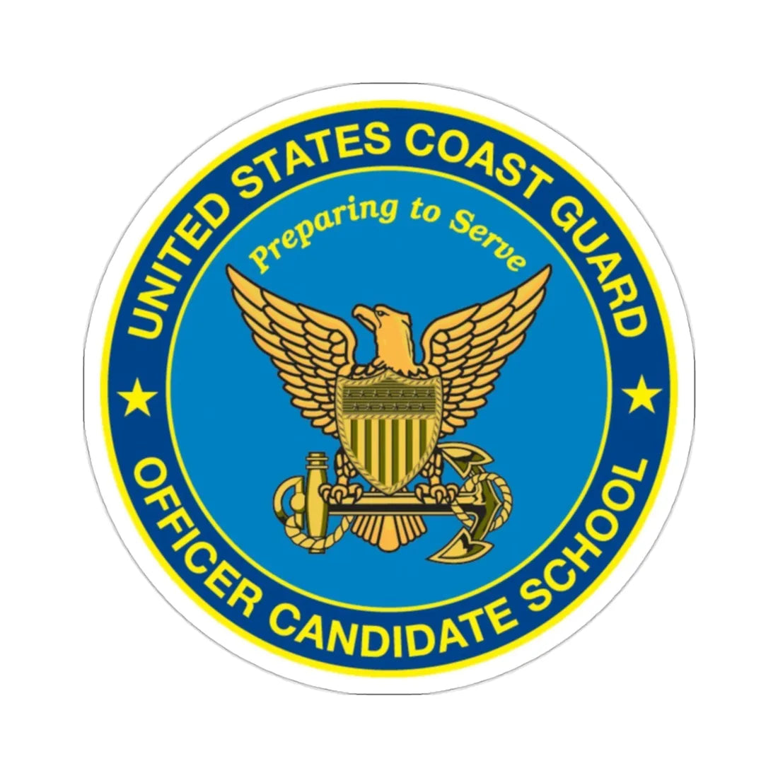 USCG Officer Candidate School (U.S. Coast Guard) STICKER Vinyl Die-Cut Decal 2 Inch - The Sticker Space