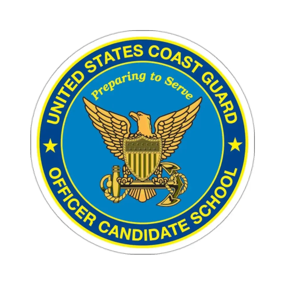 USCG Officer Candidate School (U.S. Coast Guard) STICKER Vinyl Kiss-Cut ...