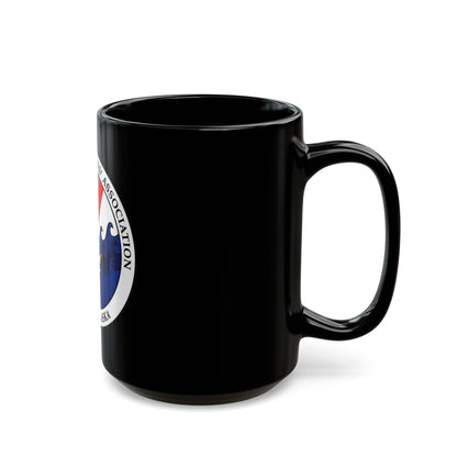 USCG Officers (U.S. Coast Guard) Black Coffee Mug-The Sticker Space