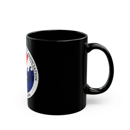 USCG Officers (U.S. Coast Guard) Black Coffee Mug-The Sticker Space