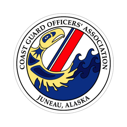 USCG Officers (U.S. Coast Guard) STICKER Vinyl Die-Cut Decal 4 Inch - The Sticker Space