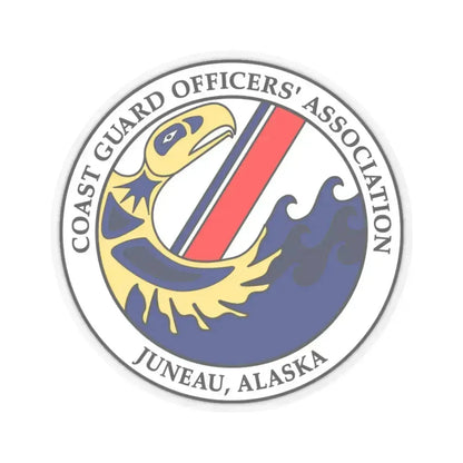 USCG Officers (U.S. Coast Guard) STICKER Vinyl Kiss-Cut Decal 3 Inch Transparent - The Sticker Space