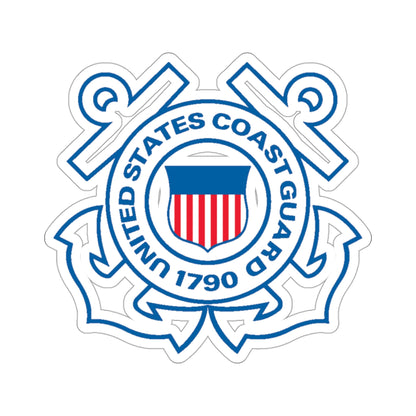 USCG Official Emblem (U.S. Coast Guard) STICKER Vinyl Die-Cut Decal-3 Inch-The Sticker Space