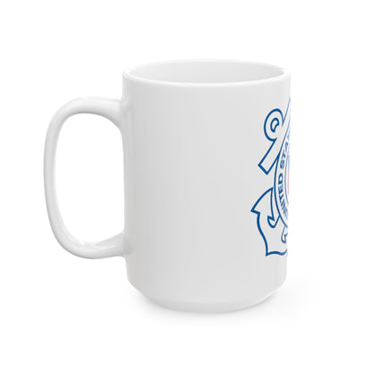 USCG Official Emblem (U.S. Coast Guard) White Coffee Mug