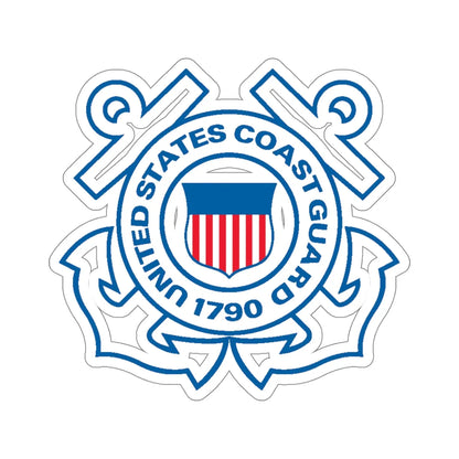 USCG Official Emblem (U.S. Coast Guard) STICKER Vinyl Die-Cut Decal 5 Inch - The Sticker Space
