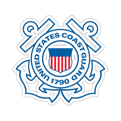 USCG Official Emblem (U.S. Coast Guard) STICKER Vinyl Die-Cut Decal 6 Inch - The Sticker Space