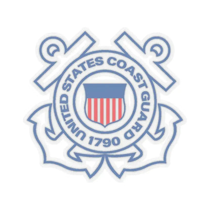 USCG Official Emblem (U.S. Coast Guard) STICKER Vinyl Kiss-Cut Decal - The Sticker Space