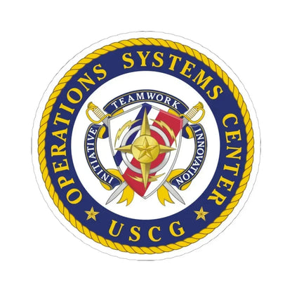 USCG Operations Systems Center (U.S. Coast Guard) STICKER Vinyl Kiss-Cut Decal - The Sticker Space