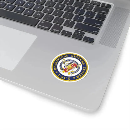USCG Operations Systems Center (U.S. Coast Guard) STICKER Vinyl Kiss-Cut Decal - The Sticker Space