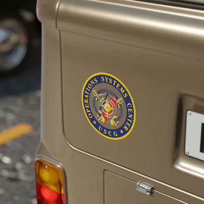 USCG Operations Systems Center (U.S. Coast Guard) Transparent STICKER Die-Cut Vinyl Decal - The Sticker Space
