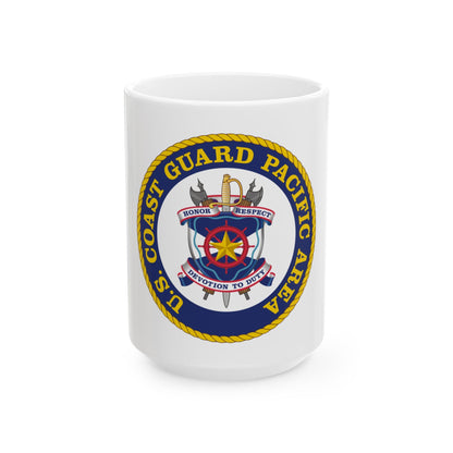 USCG Pacific Area (U.S. Coast Guard) White Coffee Mug