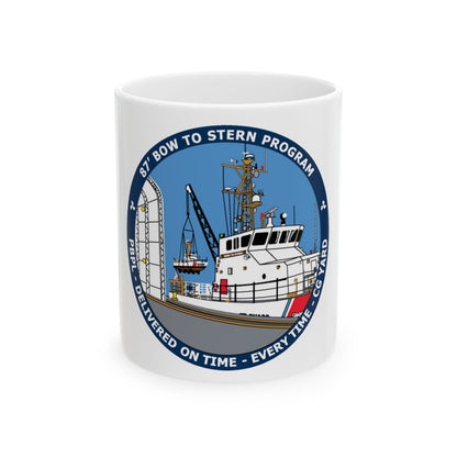 USCG Patrol Boat PBPL Bow to Stern Program (U.S. Coast Guard) White Coffee Mug