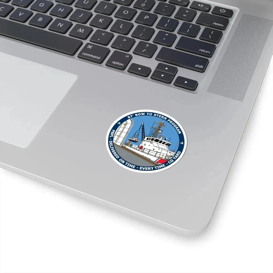 USCG Patrol Boat PBPL Bow to Stern Program (U.S. Coast Guard) STICKER Vinyl Kiss-Cut Decal - The Sticker Space