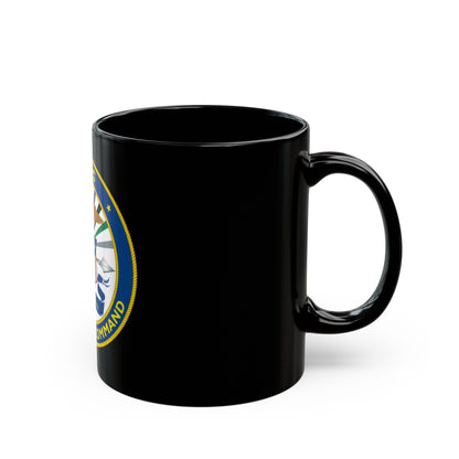 USCG Personnel Command (U.S. Coast Guard) Black Coffee Mug-The Sticker Space