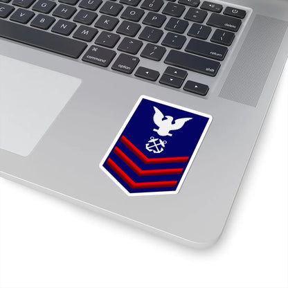 USCG PO1 (United States) (Military Rank) STICKER Vinyl Kiss-Cut Decal - The Sticker Space
