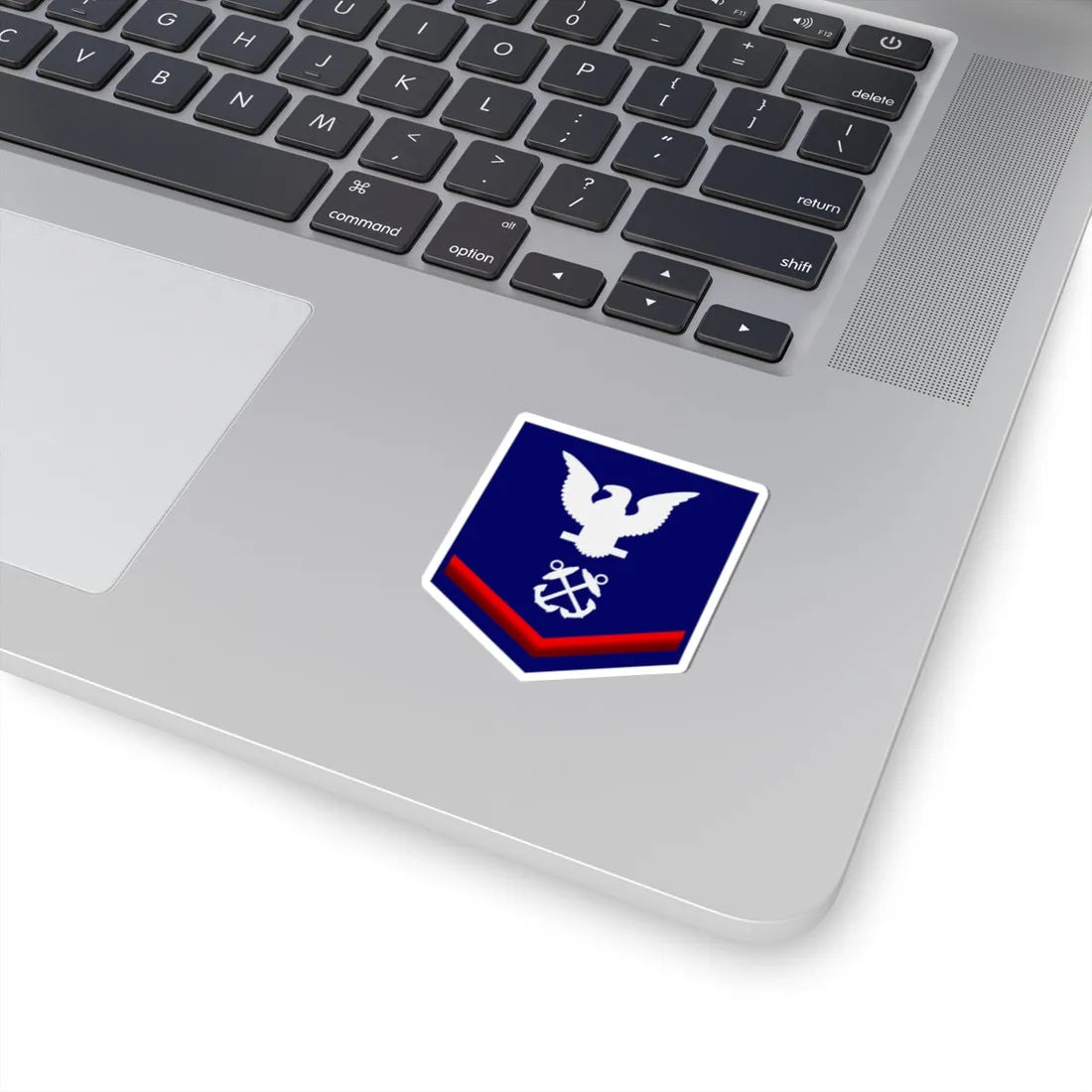 USCG PO3 (United States) (Military Rank) STICKER Vinyl Kiss-Cut Decal - The Sticker Space