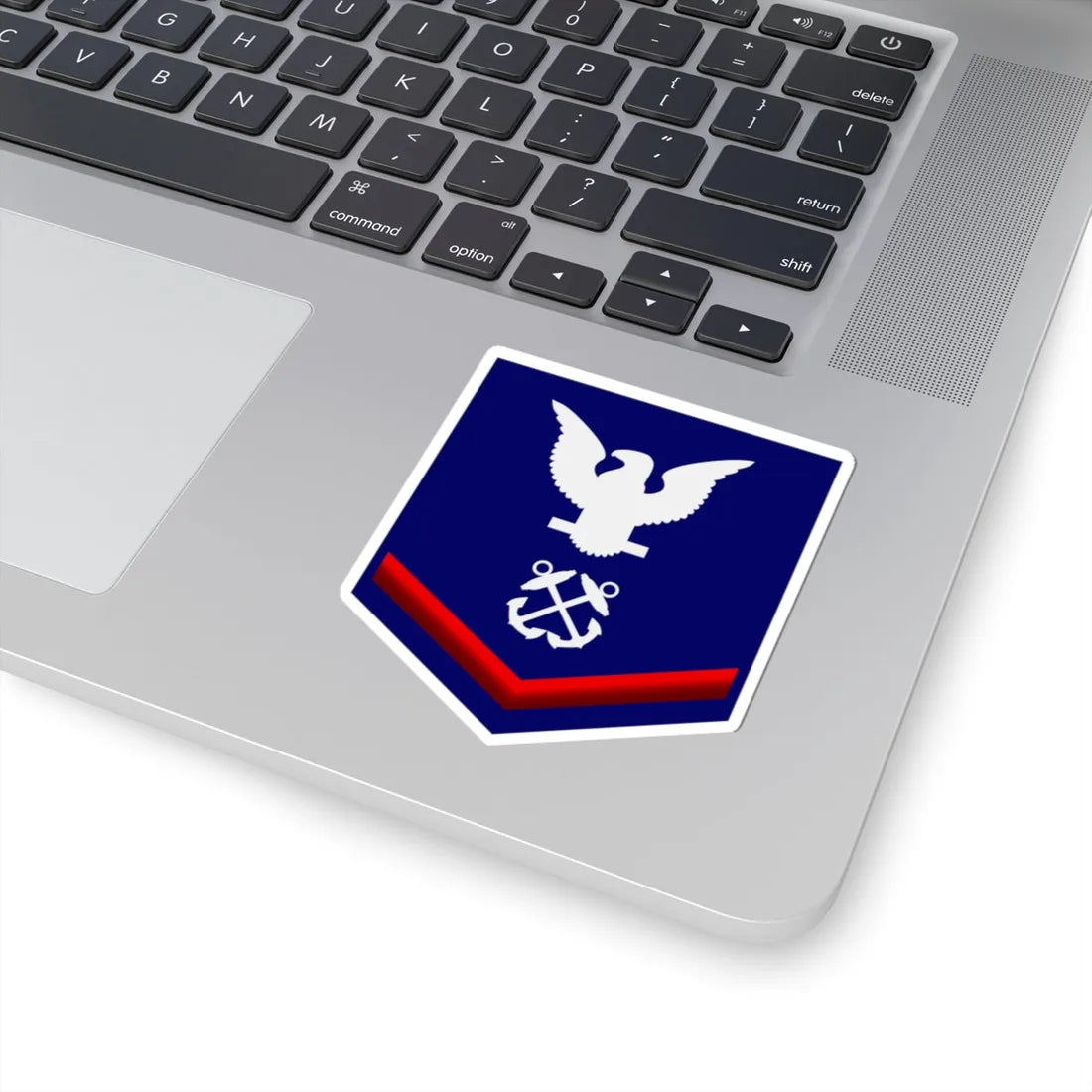 USCG PO3 (United States) (Military Rank) STICKER Vinyl Kiss-Cut Decal - The Sticker Space
