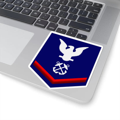 USCG PO3 (United States) (Military Rank) STICKER Vinyl Kiss-Cut Decal - The Sticker Space