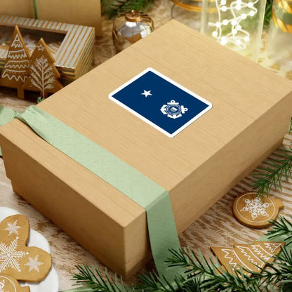 USCG Rear Admiral Flag Lower Half (United States) STICKER Vinyl Kiss-Cut Decal - The Sticker Space