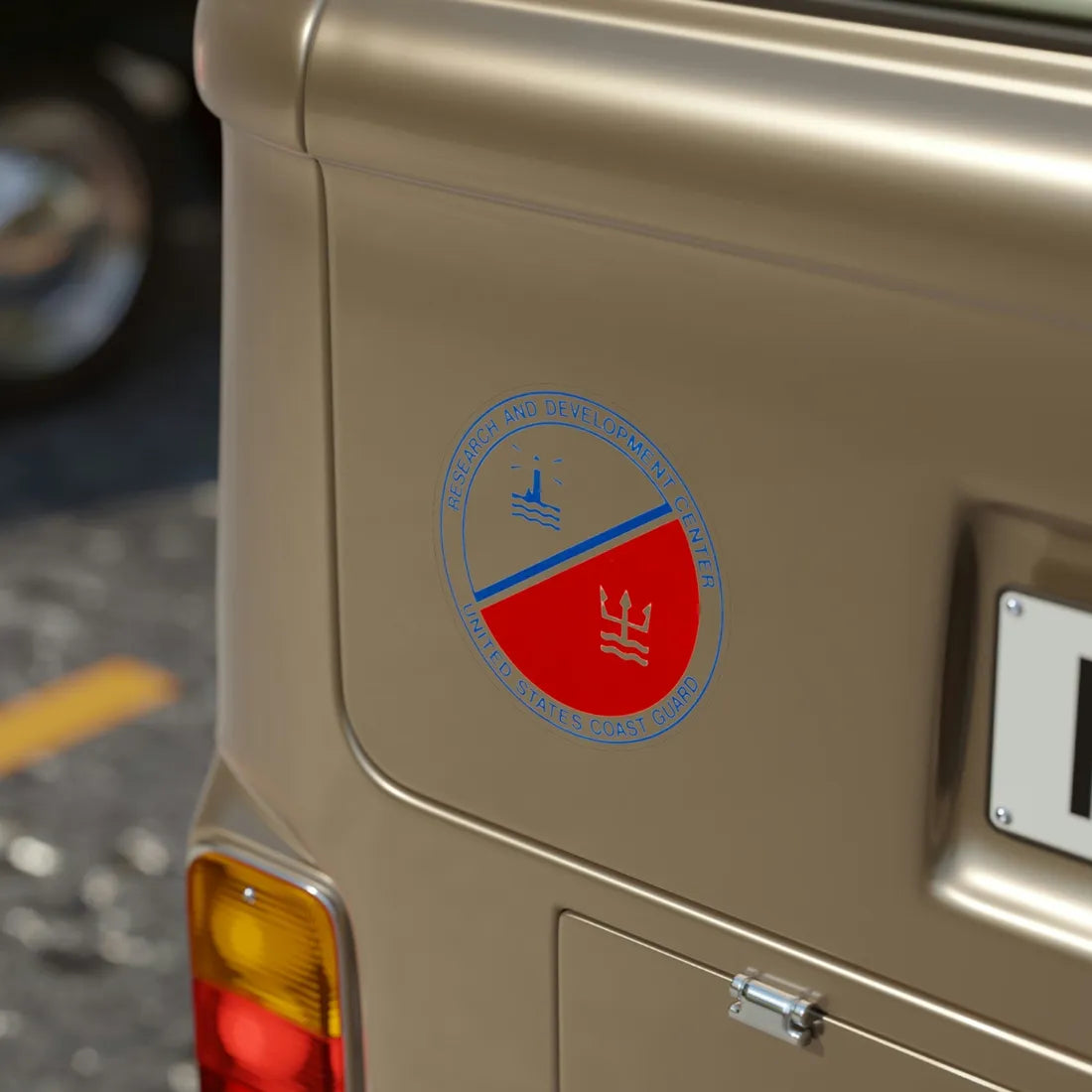 USCG Research And Development Center (U.S. Coast Guard) Transparent STICKER Die-Cut Vinyl Decal - The Sticker Space